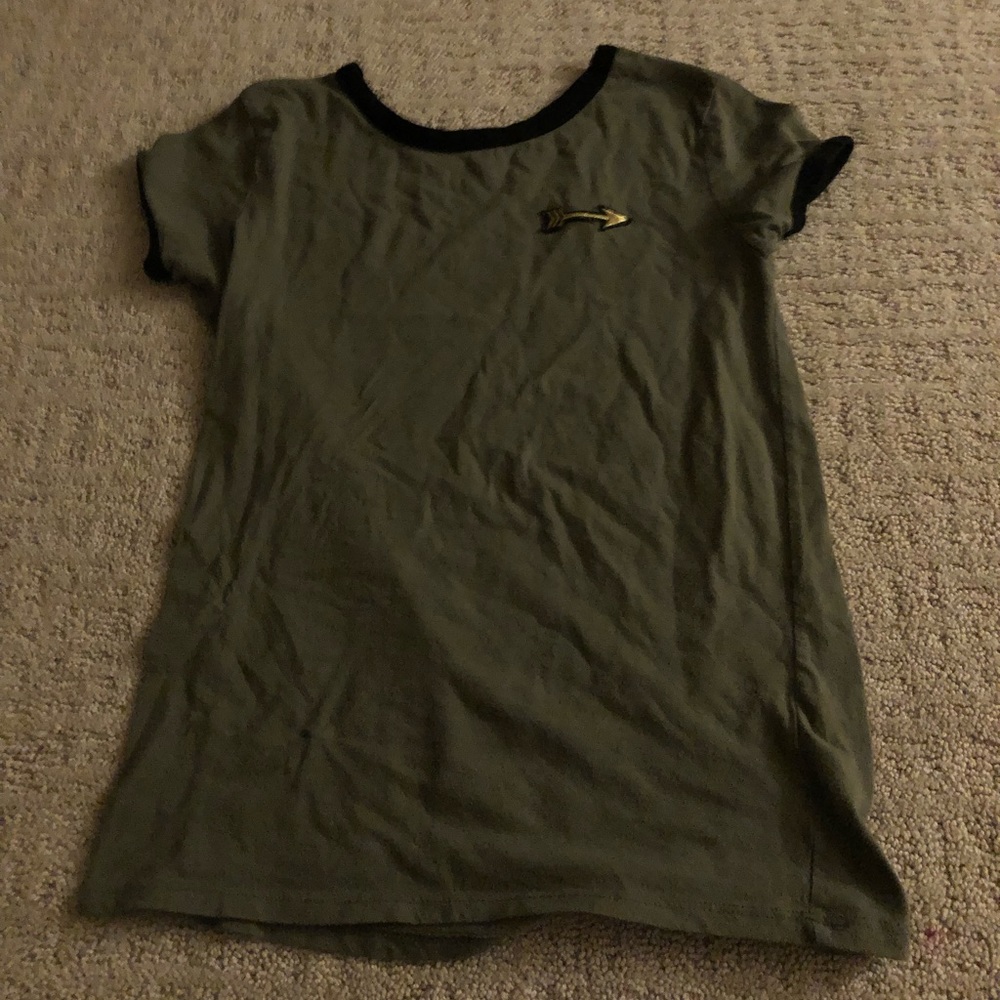 Green shirt